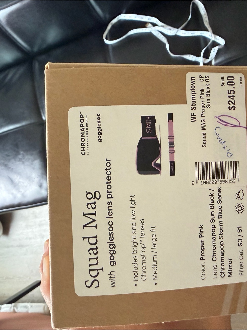 SMITH Squad Mag Goggles Brand New with Tags - Picture 5 of 6